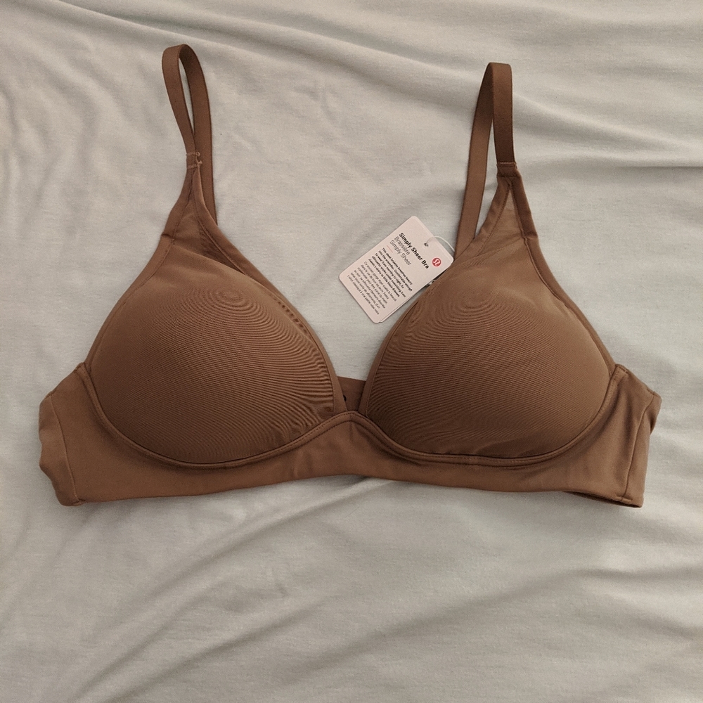 Lululemon Simply Sheer Bra Soft Sand 36B